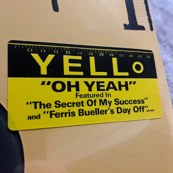 Yellow “ Oh Yeah “ ( Featured In The secret Of My Success) Vinyl Record Mint - Picture 2 of 7